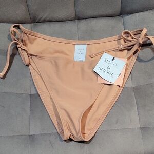 Shade & Shore Women's Tan Bikini Bottom